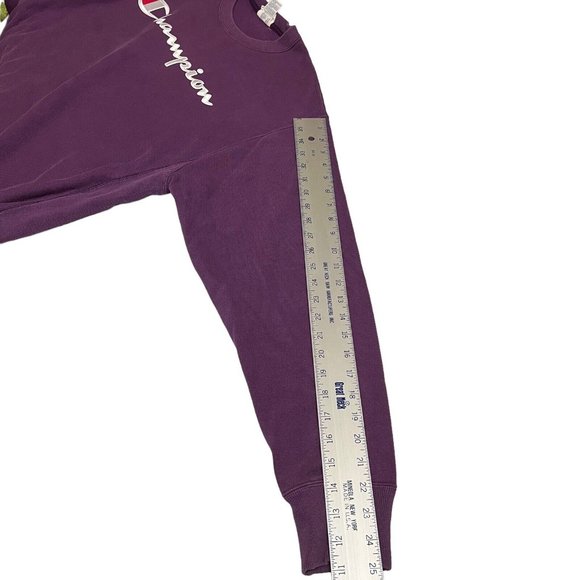 Vintage Champion Men’s L Reverse Weave Sweatshirt Streetwear Script Logo Spring - Picture 4 of 9